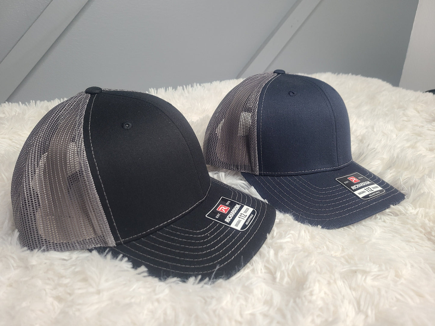 Dirty Hands Clean Money Leather Patch Richardson 112/115 Trucker Hat